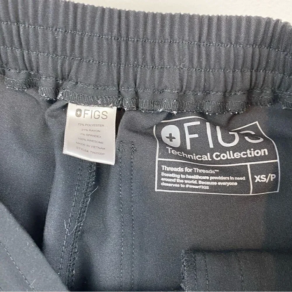FIGS Yola Skinny Scrub Pants Technical Collection XS